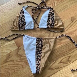 Cheetah Print Bikini